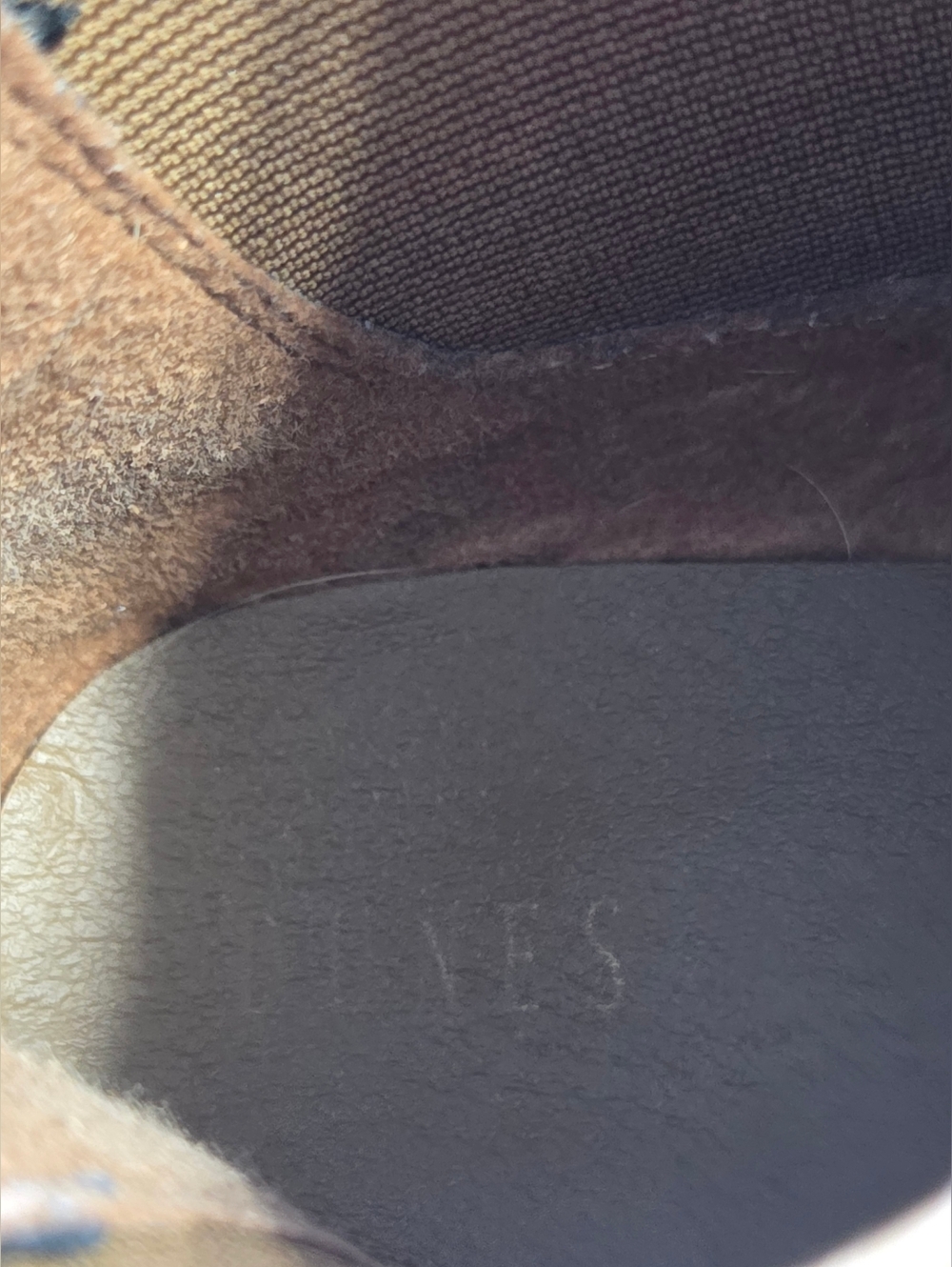 Dunes Jagger Cognac Faux Suede Chelsea Boots 8.5W 🌵 Sz 8.5 W/Wide Boho Chic - Picture 11 of 15